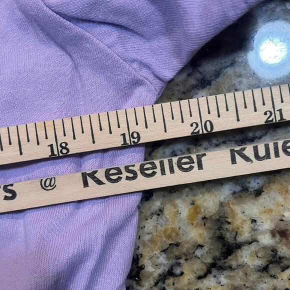 Vintage‎ Adrian Delafield Women’s Small Purple Lilac Heart Sweater Flowers - Picture 6 of 6